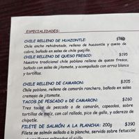Menu  at Lolita in San Miguel De Allende