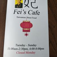  at Fei's Cafe in Albuquerque