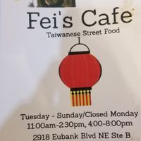 Fei's Cafe menu/info  at Fei's Cafe in Albuquerque