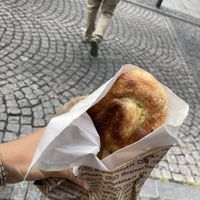 Potato filling  at Kljuch Bakery in Belgrade