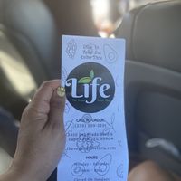 Thank you!!! at Life - The Vegan Drive Thru in Cape Coral