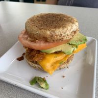 Deluxe Breakfast Sandwich   at Life - The Vegan Drive Thru in Cape Coral
