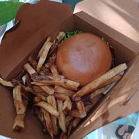 Bacon Cheeseburger at Life - The Vegan Drive Thru in Cape Coral