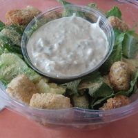 Vegan caesar salad at Life - The Vegan Drive Thru in Cape Coral
