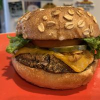 Burger to go! at Life - The Vegan Drive Thru in Cape Coral