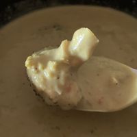 Broccoli cheddar soup at Life - The Vegan Drive Thru in Cape Coral