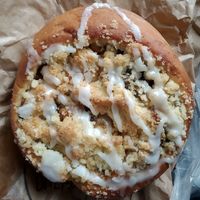 Apple & cinnamon drożdżówka at Bread House in Torun