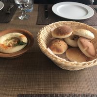  Best hummus ever and very fresh, warm bread! at Sidra By The Citadel in Alexandria