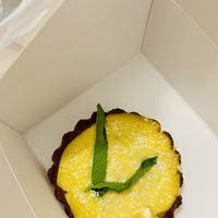 Lemon and orange tart  at Paradise Food in Podgorica