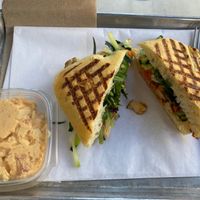 Vegan Banh Mi & Spicy Potato Salad at Mendocino Farms in San Jose