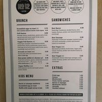 Menu at No12 Easton in Bristol
