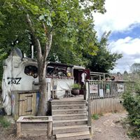 City farm cafe  at St Werburghs City Farm Cafe in Bristol