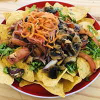Vegan nachos  at Gonza's Bar & Street Food in Alajuela