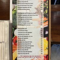Menu   at Eating Time in Koh Samui