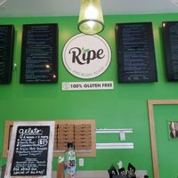 Clearly marked vegan options at Ripe Delray in Delray Beach