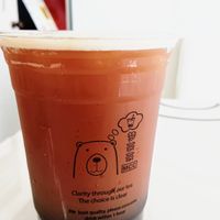 Earl Grey vanilla tea with dark brown sugar boba at Mong Cha Cha Cafe 夢茶茶 in Central Singapore