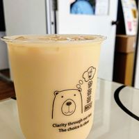 chrysanthemum osmanthus yuzu oat milk tea at Mong Cha Cha Cafe 夢茶茶 in Central Singapore