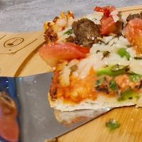 Cheezy Omnimeat Pizza@17.90 at Mong Cha Cha Cafe 夢茶茶 in Central Singapore