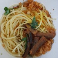 Truffle mushroom spagetti at Mong Cha Cha Cafe 夢茶茶 in Central Singapore