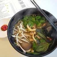 Pholicious - Vietnamese style rice noodles in a herb-based soup at Mong Cha Cha Cafe 夢茶茶 in Central Singapore