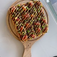 Cheezy omnimeat pizza  at Mong Cha Cha Cafe 夢茶茶 in Central Singapore