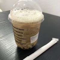 earl grey black sugar boba mylk tea 👍🏻👍🏻👍🏻 at Mong Cha Cha Cafe 夢茶茶 in Central Singapore