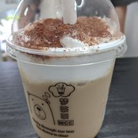Mongcha rice creme Latte, so good! at Mong Cha Cha Cafe 夢茶茶 in Central Singapore