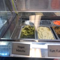 Vegan matcha ice cream  at Gelato Junction in Grand Junction