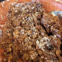Apple crisp at Wild Fields Brewhouse in Atascadero