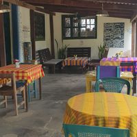 Outside seating area at Axul Cafe - Apaneca in Apaneca