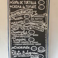 Food menu at Axul Cafe - Apaneca in Apaneca