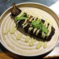 Grilled aubergine w/miso at Sesame in Chamonix-mont-blanc