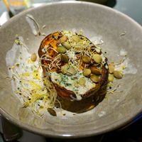 Baked pumpkin (vegan) at Sesame in Chamonix-mont-blanc