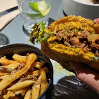 Burger at Sesame in Chamonix-mont-blanc