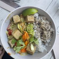 Yellow Thai Curry  at Sesame in Chamonix-mont-blanc