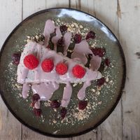 Raw cheesecake at Sesame in Chamonix-mont-blanc