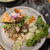 Falafel bowl at Sesame in Chamonix-mont-blanc