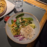 Yellow curry at Sesame in Chamonix-mont-blanc