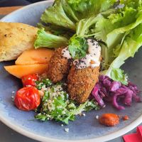 Falafel plate at Sesame in Chamonix-mont-blanc