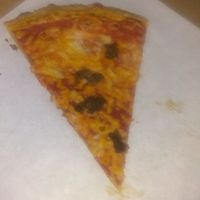 Vegan sausage pizza at Ariela's Pizza & Kosher Kitchen in Las Vegas