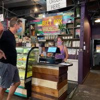 Dessert display at The Beet Box Cafe in Haleiwa