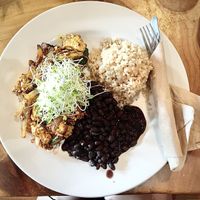 Vegan plate  at The Beet Box Cafe in Haleiwa