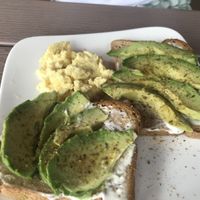 Avo toast vegan at The Beet Box Cafe in Haleiwa