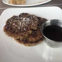 Banana oat vegan pancakes at The Beet Box Cafe in Haleiwa