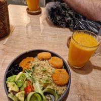 Quinoa bowl at Pilligreen in Minsk