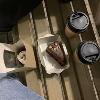 Chocolate cake at Pilligreen in Minsk