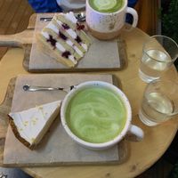 lemon and blackberry cake at Pilligreen in Minsk