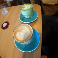 Matcha und Vanille Latte at Café Concordia in Bremen