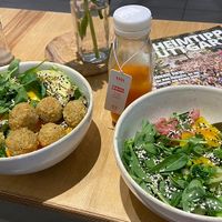 Protein und falafel bowl   at LALA Health Bar & Cafe in Stuttgart