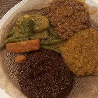 Food  at Messob in Uppsala